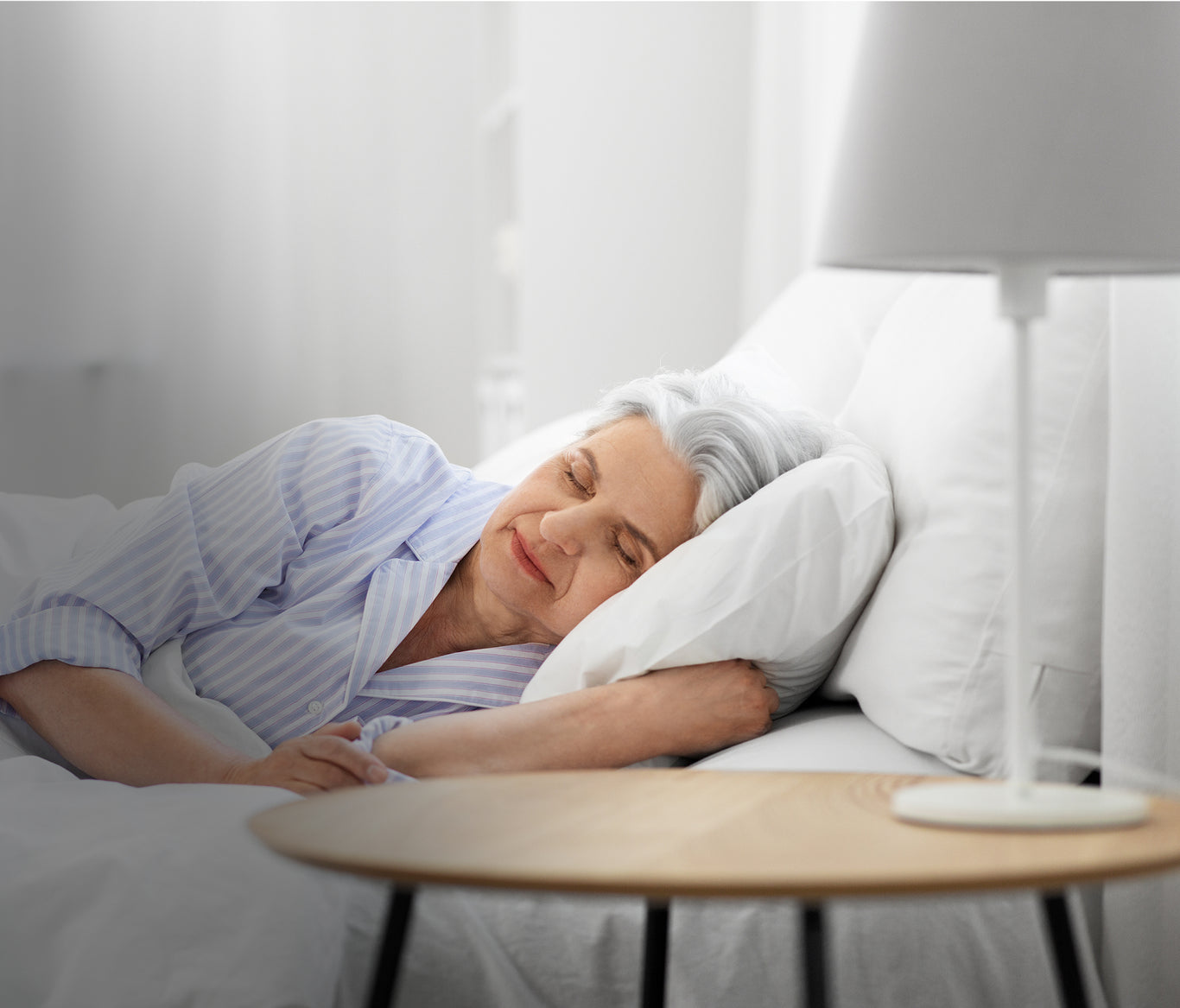Sleeping Woman using Nomo Elderly Monitoring