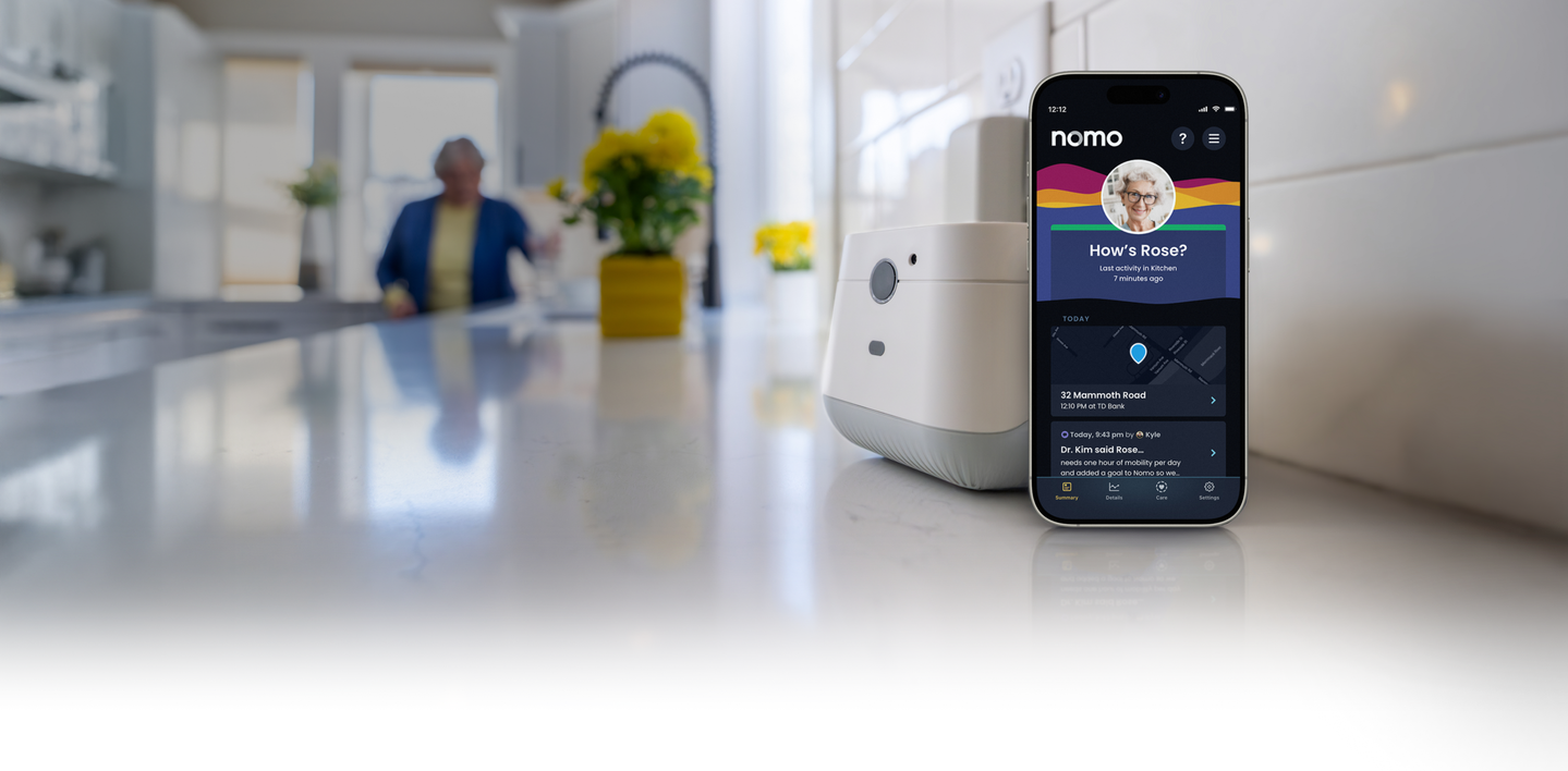 Nomo Elderly Monitoring and Medical Alert System