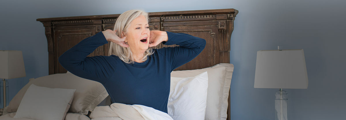 Yawning Woman using Nomo Elderly Monitoring System